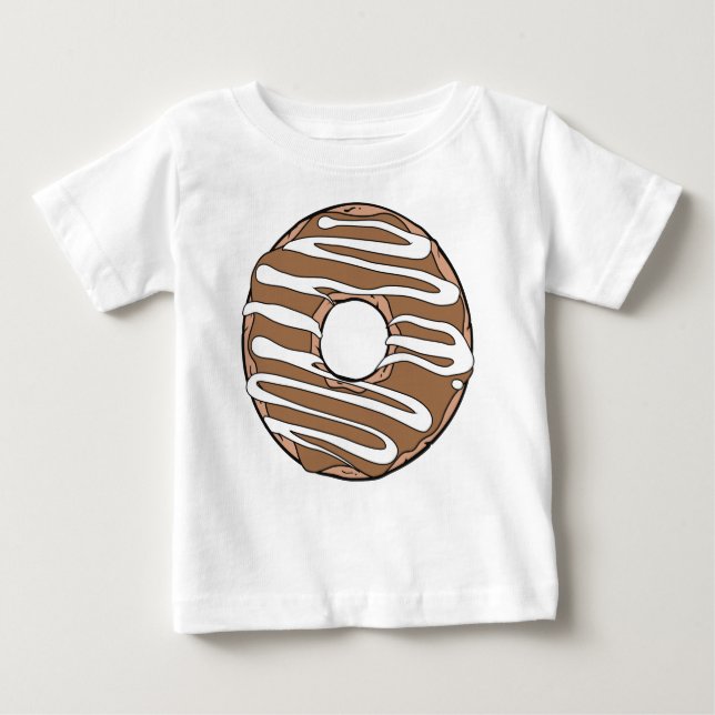 Caramel Doughnut, Doughnut, Glaze, Icing, Frosting Baby T-Shirt (Front)
