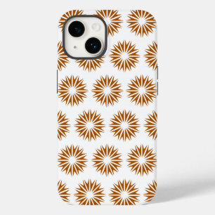 Caramel Modern Sunbursts Case-Mate iPhone 14 Case