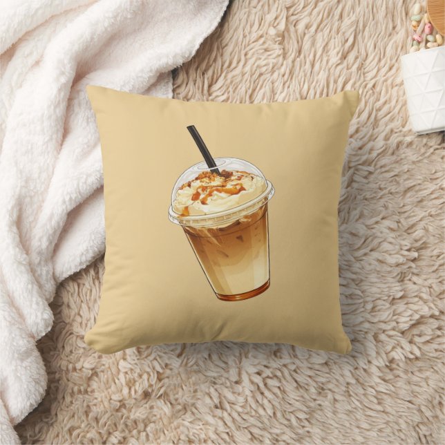 Caramel & Nuts Iced Coffee  Cushion (Blanket)