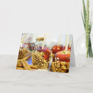Caramel Peanut Apples Card