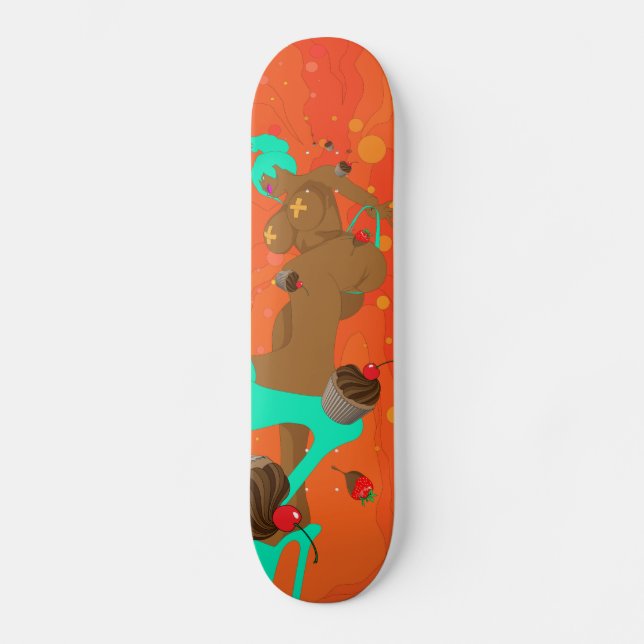 Caramel Pleasure Skateboard (Front)