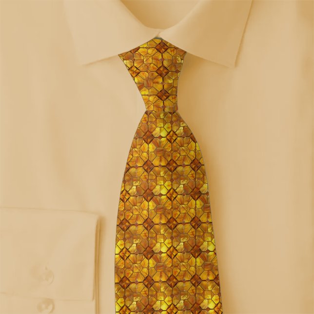 Caramel Stained Glass Tie (Creator Uploaded)