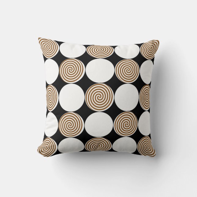 Caramel Swirls Cushion (Front)