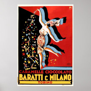 Caramelle Cioccolato, Baratti & Milano, Torin Poster