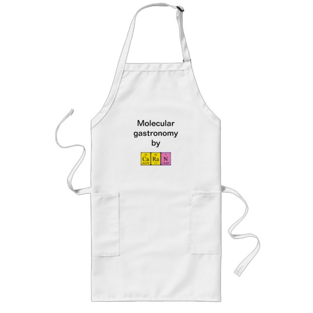 Caran periodic table name apron (Front)