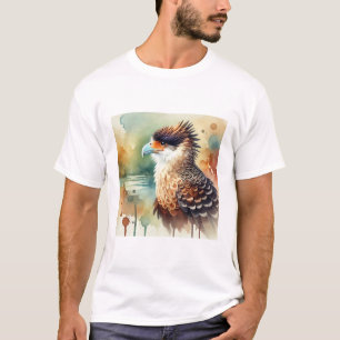 Carancho in the Sunlight 200924AREF150 - Watercolo T-Shirt