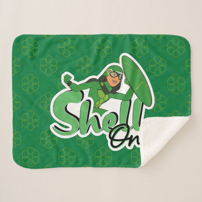 Carapace | Shell On! Sherpa Blanket (Front (Horizontal))