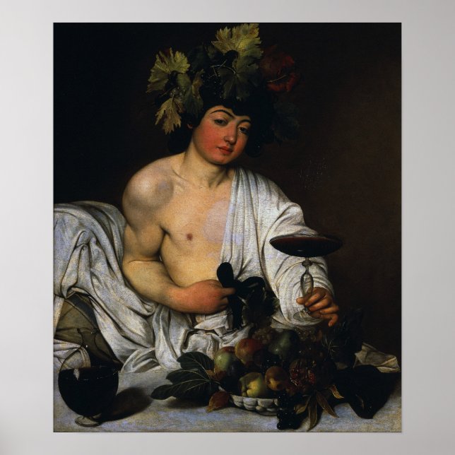 Caravaggio - Bacchus As An Adolescent Poster (Front)