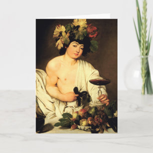 Caravaggio Bacchus Greeting Card
