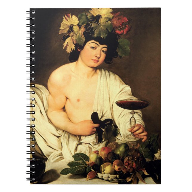 Caravaggio Bacchus Notebook (Front)