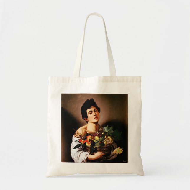 Caravaggio Boy With a Basket of Fruit Tote Bag (Front)