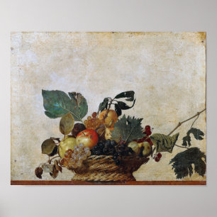 Caravaggio_Canestra_Di_Frutta__Caravaggio Poster