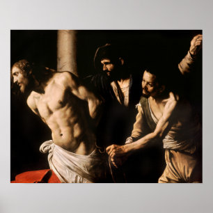 Caravaggio - Christ at the Column Poster