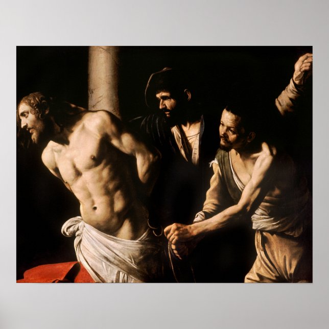 Caravaggio - Christ at the Column Poster (Front)