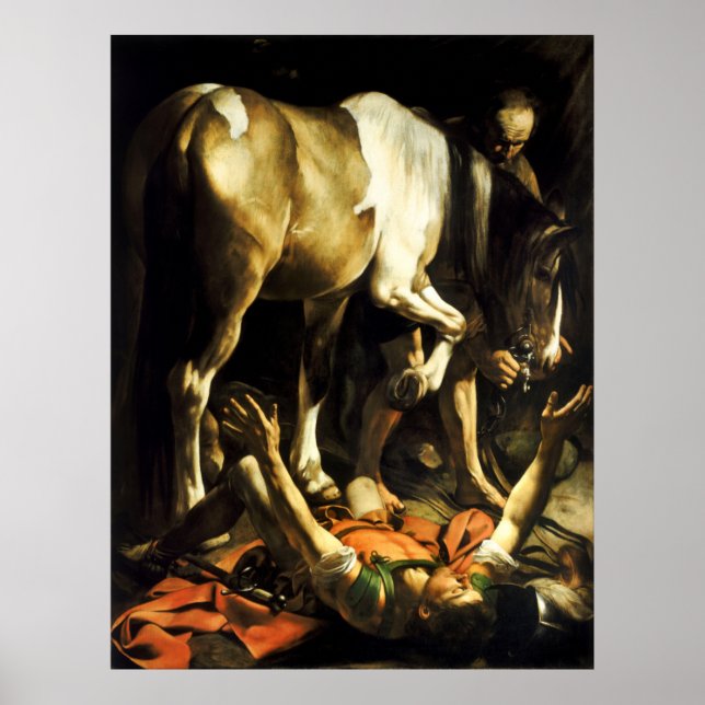 Caravaggio Conversion of St. Paul Poster (Front)