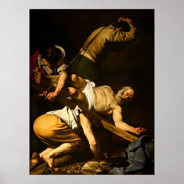 Caravaggio - Crucifixion Of Saint Peter 1601 Poster (Front)
