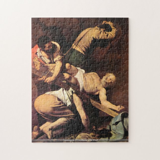 Caravaggio - Crucifixion of St Paul puzzle (Vertical)