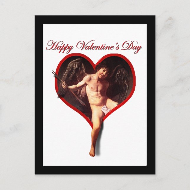 Caravaggio Cupid Valentine's Day Holiday Postcard (Front)
