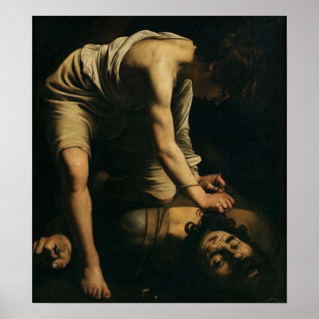 Caravaggio - David And Goliath Poster (Front)