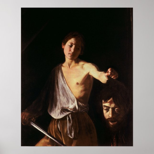 Caravaggio - David With The Head Of Goliath 1610 Poster (Front)