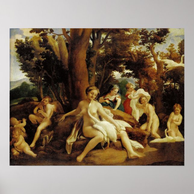 Caravaggio - Leda With The Swan Poster (Front)