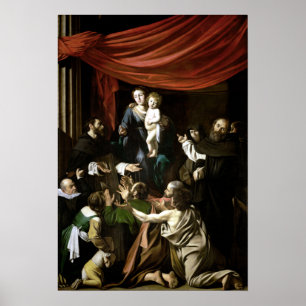 Caravaggio Madonna of the Rosary Poster