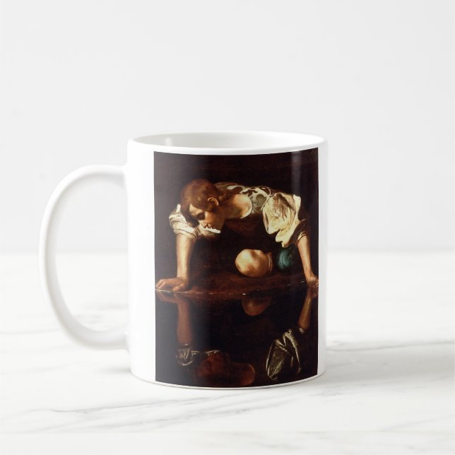CARAVAGGIO - Narcissus 1598 Coffee Mug (Left)