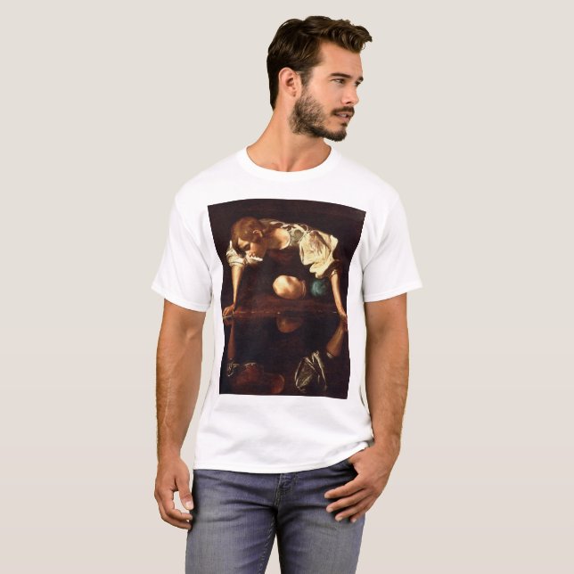 CARAVAGGIO - Narcissus 1598 T-Shirt (Front Full)