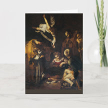 Caravaggio - Nativity Scene - Happy Holidays