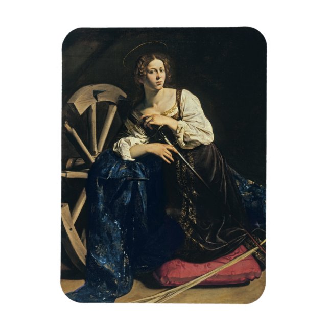 Caravaggio - Saint Catherine Of Alexandria Magnet (Vertical)