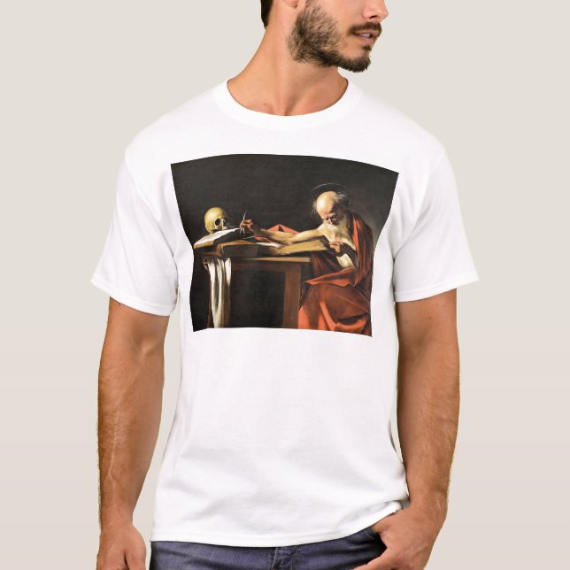 Caravaggio - San Gerolamo - Renaissance Painting T-Shirt (Front)