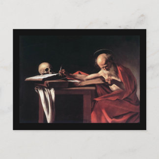 Caravaggio St Jerome Postcard