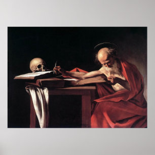 Caravaggio St Jerome Poster
