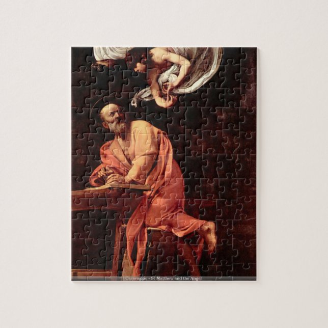Caravaggio - St Matthew and the Angel puzzle (Vertical)