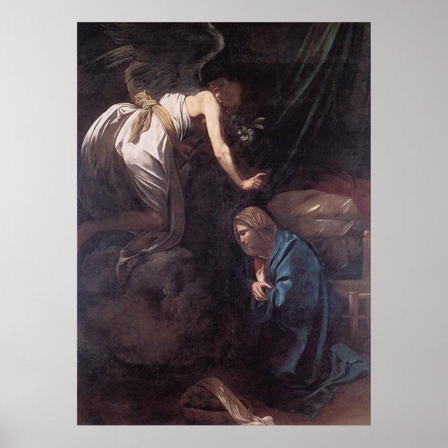 Caravaggio The Annunciation Poster (Front)