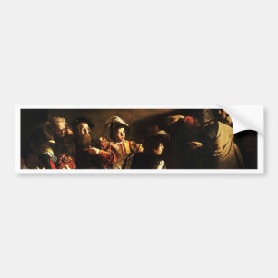 Caravaggio - The Calling of Saint Matthew Bumper Sticker