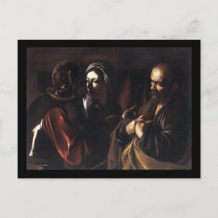 Caravaggio The Denial Of St Peter Postcard