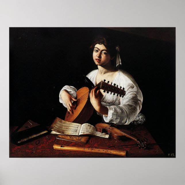 Caravaggio - The Lute Player Poster (Front)