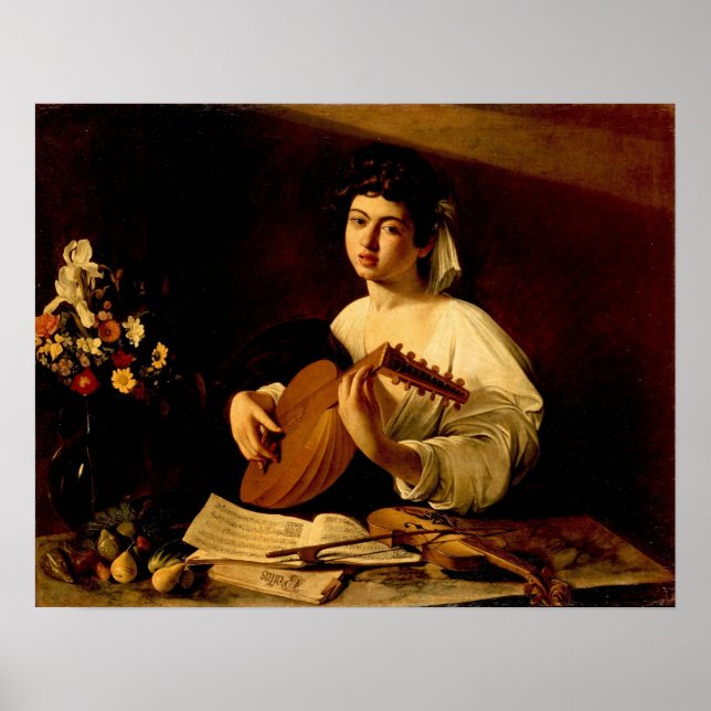 Caravaggio - The Lute Player Poster (Front)