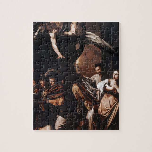 Caravaggio - The seven Works of Mercy Painting Jigsaw Puzzle (Vertical)
