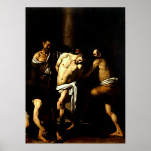 Caravaggio's Flagellation of Christ Poster