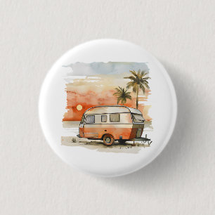 Caravan 3 Cm Round Badge