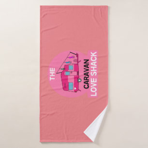 Caravan Art gifts - Love My Caravan Coffee Mug Bath Towel