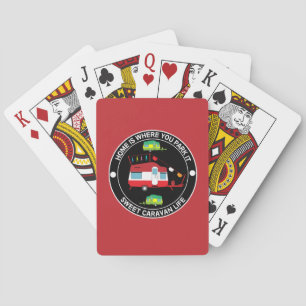 Caravan Art gifts - Love My Caravan Coffee Mug Doo Playing Cards