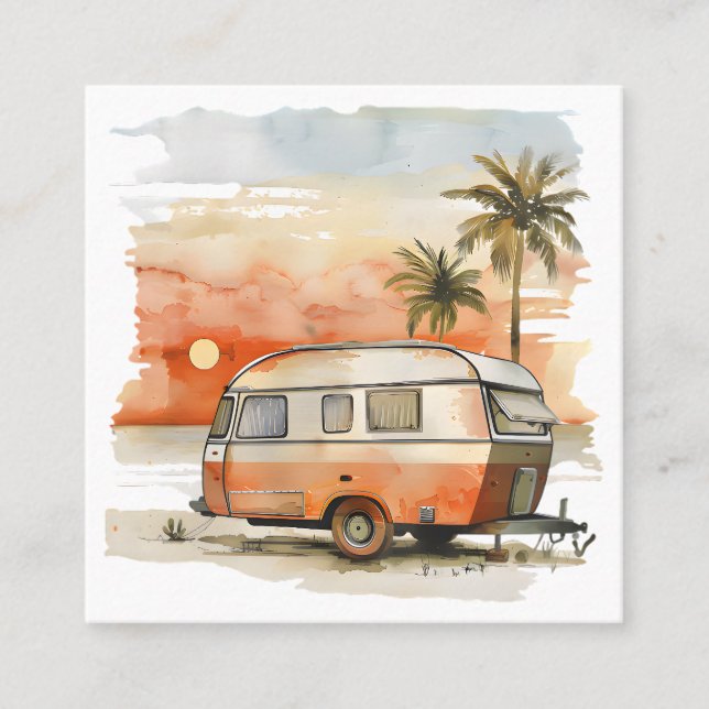 Caravan Calling Card (Front)
