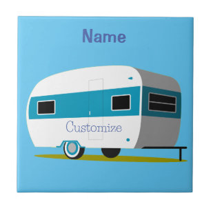 Caravan Camper RV Thunder_Cove Ceramic Tile