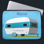 Caravan Camper RV Thunder_Cove  Laptop Sleeve<br><div class="desc">Caravan Camper RV take a road trip or use as a tiny house,   customise with your own greeting,  name,  message,  etc</div>