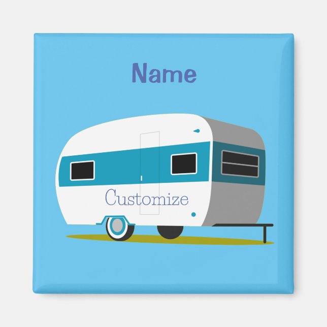 Caravan Camper RV Thunder_Cove Magnet (Front)