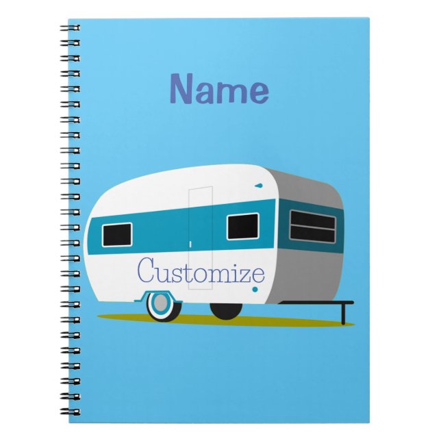 Caravan Camper RV Thunder_Cove Notebook (Front)