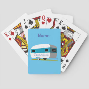 Caravan Camper RV Thunder_Cove  Playing Cards